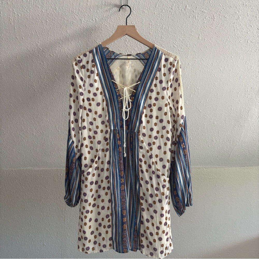 Free People Multicolor Boho Dress